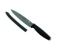 Kuhn Rikon Colori Titanium multiuso coltello da chef coltello da cucina, Plastica, grafite, 24 x 2.5 x 2 cm