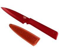 KUHN RIKON - Coltello seghettato Antiaderente, Linea Colori Plus Red