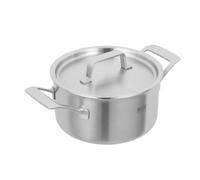 KUHN RIKON Culinary - Casseruola a 5 strati, 20 cm/3,4 l, con coperchio in acciaio inox, a induzione, lavabile in lavastoviglie