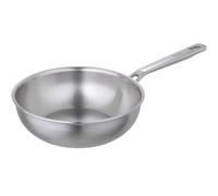 Kuhn Rikon Culinary - Padella da chef a 5 strati in acciaio inox e alluminio, lavabile in lavastoviglie, con manico che rimane freddo, perfetta per friggere, salse e altro ancora. Padella a induzione