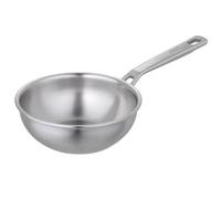 Kuhn Rikon Culinary - Padella da chef a 5 strati in acciaio inox e alluminio, lavabile in lavastoviglie, con manico per mantenere il freddo, 16 cm, perfetta per friggere, salse e altro ancora. Padella