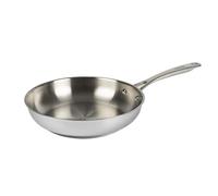 KUHN RIKON Padella Allround 28 cm non rivestita, in acciaio inox, per tutti i tipi di piano cottura, inclusa induzione