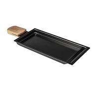KUHN RIKON Padella per raclette con manico in legno, impugnatura ergonomica, rivestimento antiaderente