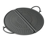 KUHN RIKON Paraspruzzi pieghevole in silicone, Ø 30 cm, colore: Grigio