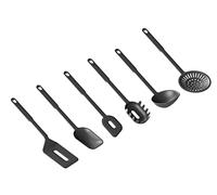 KUHN RIKON Swiss - Set di 6 utensili da cucina, colore: Nero