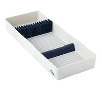 Kuhn Rikon Wave Safe Store 28311 - Organizer per coltelli, 25 cm, colore: bianco