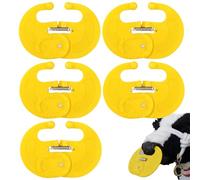 Kuhnasendorn - 5 pezzi anello del naso per il diavolo di vitelli | Latte -Alezione per la riproduzione del bestiame del latte - Strumento agricolo compatto per l'allevamento di animali