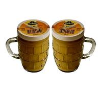 Kuhne - Tazza in vetro tradizionale con senape tedesca, 250 ml, 2 pezzi