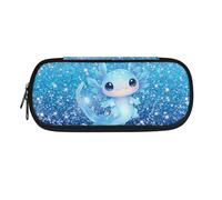Kuiaobaty Astuccio per bambini con tasche interne per penne, astuccio resistente per bambini con doppia cerniera, Galaxy Axolotl, One Size, Animale
