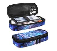 Kuiaobaty Astuccio per matite da ragazza con scomparto per penne integrato, grande capacità, resistente borsa per riporre articoli scolastici per bambini, Axolotl, One Size, Animale