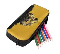 Kuiaobaty Astuccio per matite per ragazzi, astuccio per matite per bambini, grande capacità, borsa per cancelleria per ufficio, Flotta di costruzioni, One Size, Animale