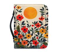 Kuiaobaty Borsa per la Bibbia con cerniera floreale ad acquerello, custodia per il trasporto con manico per Bibbia di dimensioni standard, regalo perfetto per ragazze, donne, madri e bambini