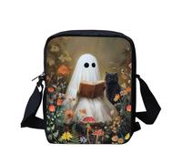 Kuiaobaty Piccola borsa a tracolla da donna borsa per cellulare piccola borsa a tracolla per scuola ragazzo ragazza borse a tracolla, Lettura fantasma