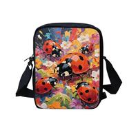 Kuiaobaty Piccola borsa a tracolla da donna borsa per cellulare piccola borsa a tracolla per scuola ragazzo ragazza borse a tracolla, Coccinella P