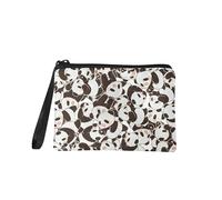 Kuiaobaty Piccolo portafoglio portamonete casual portamonete per lo shopping da viaggio porta carte da donna mini borsa per il cambio borsa per il trucco, Panda Bears, Portamonete