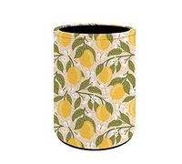 Kuiaobaty - Portapenne da scrivania con stampa di limone, colore: Giallo