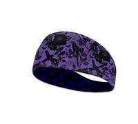 Kuiaobaty Raven Roses, fascia per capelli da donna, per yoga, sport, stile gotico, ragnatela, per basket, calcio, tennis