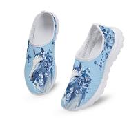Kuiaobaty Scarpe da corsa da donna, con animali, teschi, farfalle, comode, da infermiera, per lavoro di lunga durata, Farfalla Cav, 41.5 EU