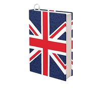 Kuiaobaty UK Flag Book Sleeve Covers Tessuto, Union Jack Flag Book Protector Cover per romanzo, dimensioni standard Bibbia, 25 x 20,7 cm