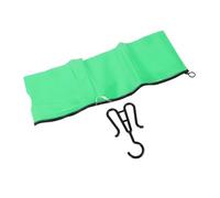 KUIDAMOS 5 Sacchetti Porta Parrucche in PVC Trasparente con Grucce per la Casa, Porta Extension per Capelli di Grandi Dimensioni, Organizer Protettivo per Varie Parrucche, Armadio, Soluzione (Verde)