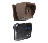 KUIDAMOS Allarme Solare Wireless per Vialetto Sensori di Movimento Efficienti a Lungo Raggio per il Giardino Domestico-ABSTrasmettitore di Allarme per Vialetto