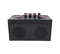 KUIDAMOS Altoparlante per Chitarra Versatile da 30 W con Distorsione del Riverbero per la Pratica Quotidiana Altoparlante BT per Chitarra Portatile per Spettacoli di Strada, ABS Nero 7,1 * 4,1 *