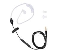 KUIDAMOS Auricolare di Sicurezza con Tubo 'aria con Microfono per Eliminare il Rumore, per IOS, Auricolare Cablato Flessibile e Durevole per Esercizi di Guida (#2)