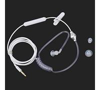 KUIDAMOS Auricolare di Sicurezza con Tubo 'aria con Microfono per Eliminare il Rumore, per IOS, Auricolare Cablato Flessibile e Durevole per Esercizi di Guida (#1)