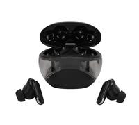 KUIDAMOS Auricolare per Traduttore di Lingua Bluetooth 5.4 Auricolare per Traduzione Multilingue con Cancellazione del Rumore per Viaggi 2 unità (Nera)