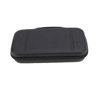 KUIDAMOS Borsa Portaoggetti per Console di Gioco in Pelle PU per 2 con Tasca in Rete e Supporto per Controller (Bianca) (Nera)