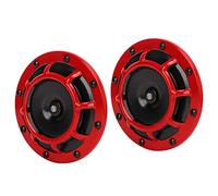 KUIDAMOS Clacson per Auto Elettrica 12V 115dB Kit Clacson Doppio Super Tono Impermeabile con Tono Alto e Basso per Camion Moto UTV ATV