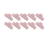 KUIDAMOS Clip per Sigillare Alimenti da 10 Pezzi Sigillante Multiuso per Sacchetti di Snack Durevoli per Uso Plastica di Grandi Dimensioni (Rosa)
