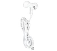 KUIDAMOS Cuffie Cablate di Tipo C con Design Ergonomico e Funzione di Controllo Remoto per Un'esperienza di Ascolto Confortevole 1,2 M (Bianca)