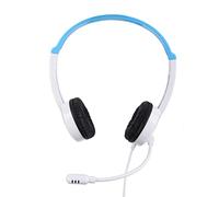 KUIDAMOS Cuffie per Bambini Limite Volume Regolabile con Cancellazione del Rumore per L'apprendimento Online della Musica Home Office 3,5 Mm (Bianca)