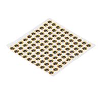 KUIDAMOS Fishing Lure Eye 3D Realistico 9mm 100 Pz/Pacco Occhi da Pesca Realistici per Esche e Adesivi Fai-da-Te (Oro)