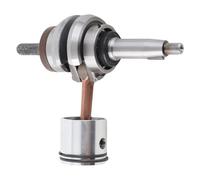 KUIDAMOS Gruppo Pistone Biella Albero Motore Fuoribordo in Ferro Sostituzione Stabile e Resistente per 2 Tempi, Codice Originale 6A1-11400-00, per Appassionati di