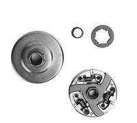 KUIDAMOS Kit Cuscinetto Pignone Tamburo Frizione per Motosega 288 281XP, Materiale in Ferro Resistente, Accessorio Perfetto per Attrezzi da Giardino per Prolungare la Durata della Macchina, Adatto