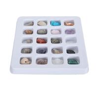 KUIDAMOS Kit di Scienze Educative Sui Minerali per Bambini Set da 20 Pezzi di Raccolta di Rocce Che Ispira L'esplorazione delle Scienze della Terra (Tipo 2)