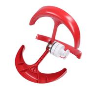 KUIDAMOS Kit Generatore Eolico Ad Assi Verticali a Basso Rumore da 300 W per Lampione Stradale Esterno con Ampio Intervallo di Temperature a Forma di Lanterna Rossa