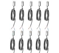 KUIDAMOS KUIDAMOS Interruttore Magnetico Durevole da 10 Pezzi per Cilindro Pneumatico on Off, Elevata Resistenza di Contatto per SI SU SC JSI MI MA50-63, Plastica, Come Mostrato Nell'immagine