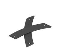 KUIDAMOS Maniglia per Porta Interna Sostituzione della Maniglia per Porta Elegante e Durevole per Accessori per Auto in Lega di Alluminio per Tutte le Persone (Nero)