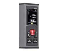 KUIDAMOS Misuratore di Distanza Digitale USB Ricaricabile Durevole per Uso Professionale Strumento di Misurazione da 120 M (SW-DR60)