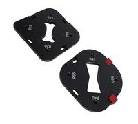 KUIDAMOS Modelli con Raggio Angolare a Sgancio Rapido per la Lavorazione del Legno, Efficienti per Cornici, Tavoli, Sedie, per Artigiani Professionisti, Lega di Alluminio