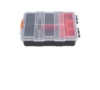 KUIDAMOS Organizer per Cassetta degli Attrezzi per Piccole Parti con Spazio di Archiviazione a Doppio Strato per Dadi, Bulloni, Viti, Adatto per la Classificazione degli Utensili