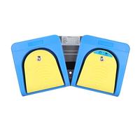 KUIDAMOS Pedale USB Dual Mode 2 Posizioni 4 Tasti Tastiera per Computer Programmabile per Trascrittori Medici di Gioco, Materiale ABS