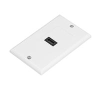 KUIDAMOS Piastra da Parete per Interfaccia Multimediale Ad Alta Definizione per Trasmissione e Video 4K Ad Alta velocità Nell'home Theater, Materiale ABS, Bianco, Dimensioni 70 X 115 Mm