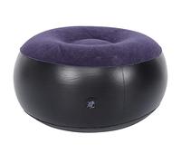 KUIDAMOS Pouf gonfiabile, sgabello poggiapiedi rotondo morbido e flessibile Materasso gonfiabile multifunzionale per la casa in PVC per dormitorio o adulti all'aperto Campeggio o sport