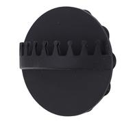 KUIDAMOS Raccoglitore di Capelli in Silicone, Design Innovativo a Ventosa, Trappola per Capelli per Uso in Bagno, Materiale Siliconico Universale (Nera)