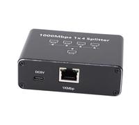 KUIDAMOS Splitter Gigabit RJ45 con Cavo USB Rete Veloce 1000Mbps per Console di Gioco Home Office 1 unità (da 1 a 4)