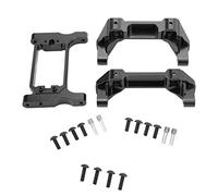 KUIDAMOS Squisito Set di Supporti per Paraurti RC in Lega di Alluminio - Robusto Supporto per Paraurti Anteriore e Posteriore - Installazione Semplice per Auto Cingolata RC 1/10 - Affina la Tua (#2)